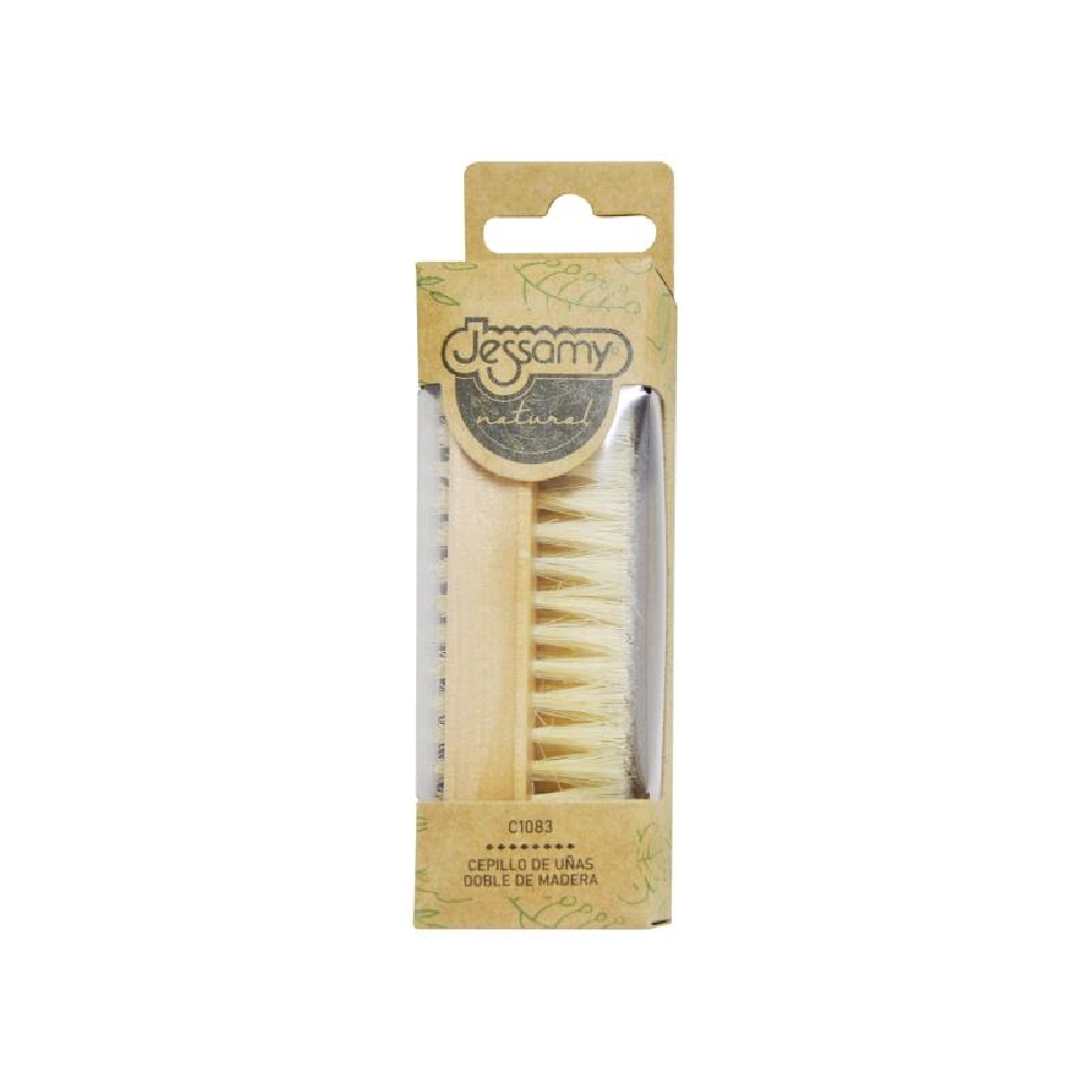 Cepillo de Uñas Madera Doble Cerda