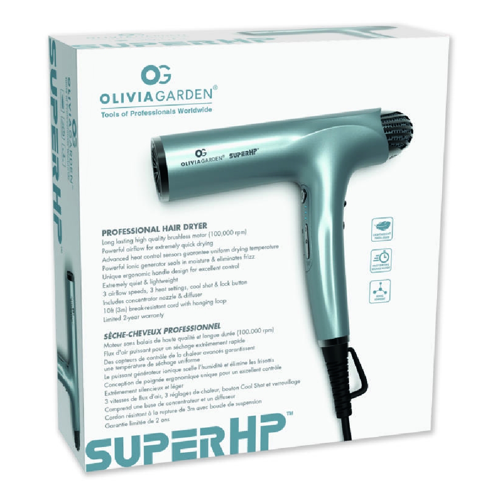Secador Superhp Ultraliviano Olivia Garden