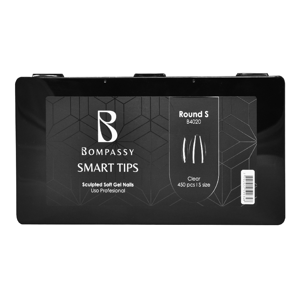 BOMPASSY Soft Nail Gel Premium Round S x 450 u Piezas