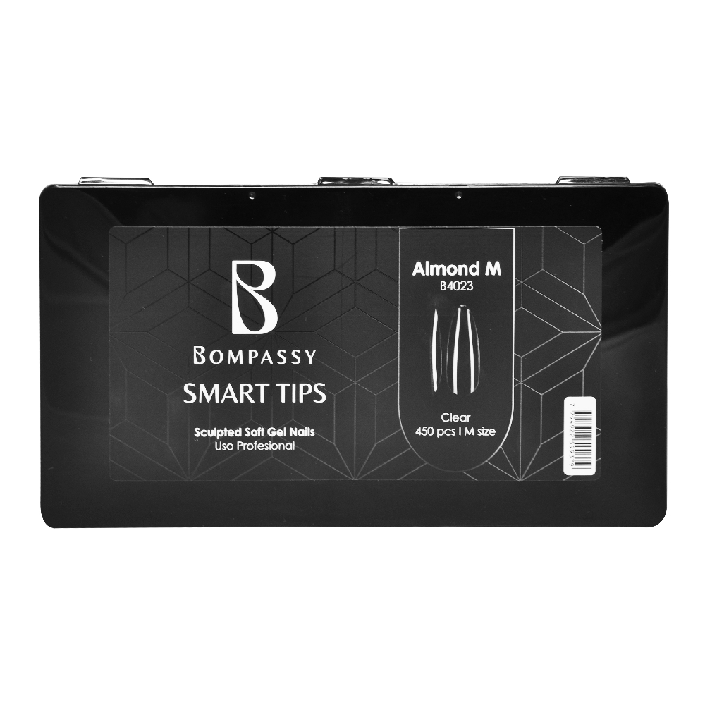 BOMPASSY Soft Nail Gel Premium Almond M x 450 u Piezas
