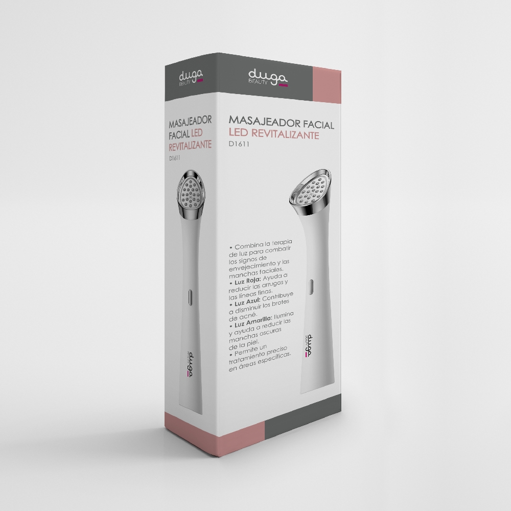 DUGA Masajeador Facial LED Revitalizante