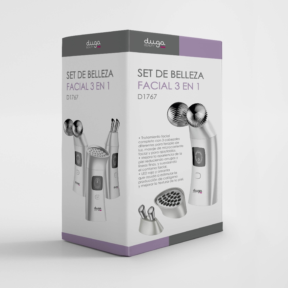DUGA Facial 3 en 1 Beauty 3 Cabezales