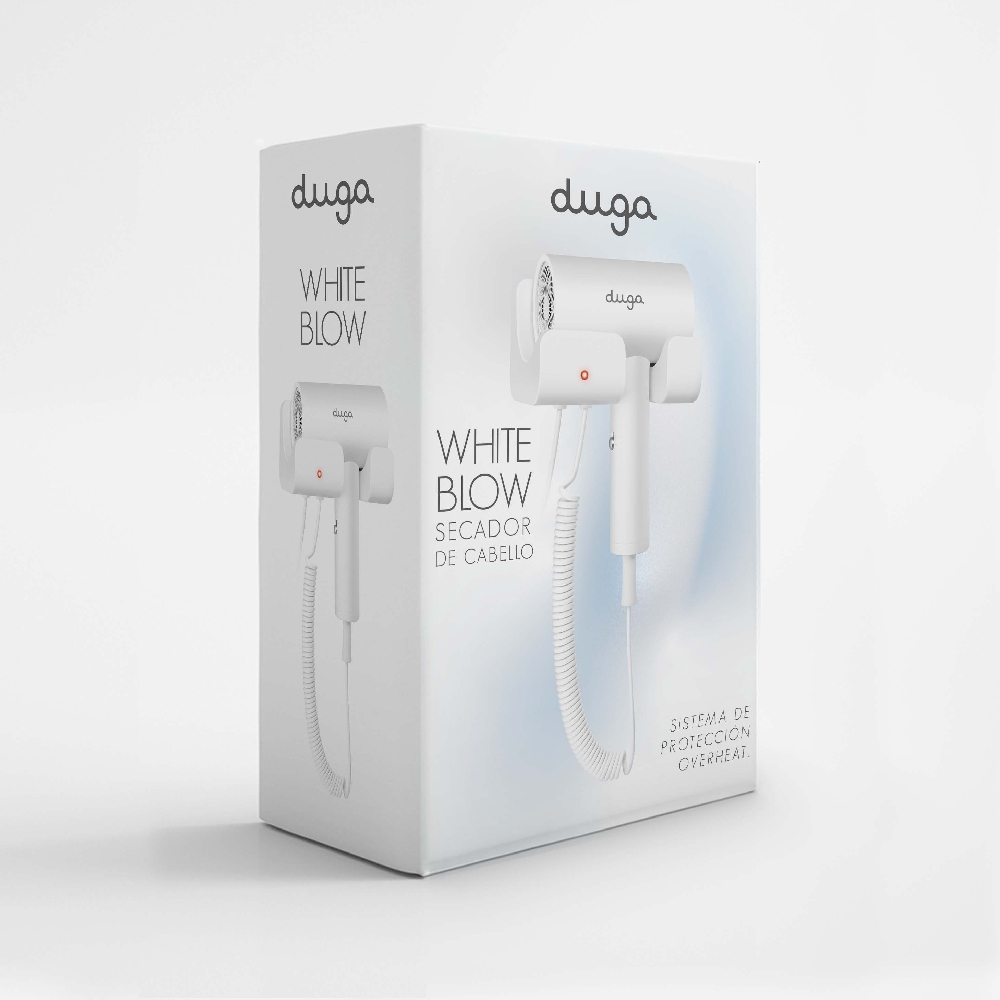 DUGA Secador Pared White Blow