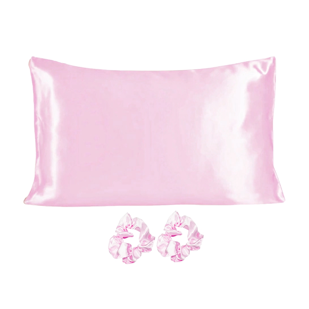 Kit Antifrizz (Funda de Almohada + 2 Scrunchies)