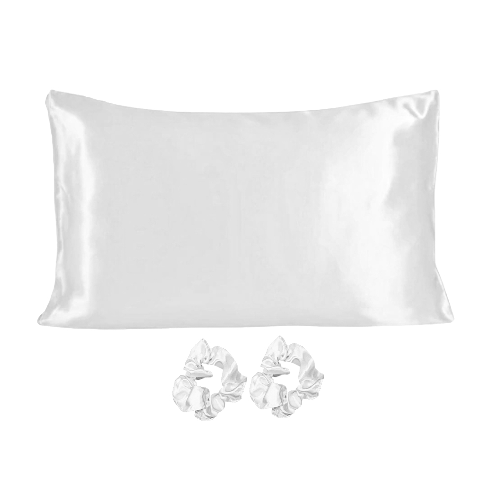 Kit Antifrizz (Funda de Almohada + 2 Scrunchies)