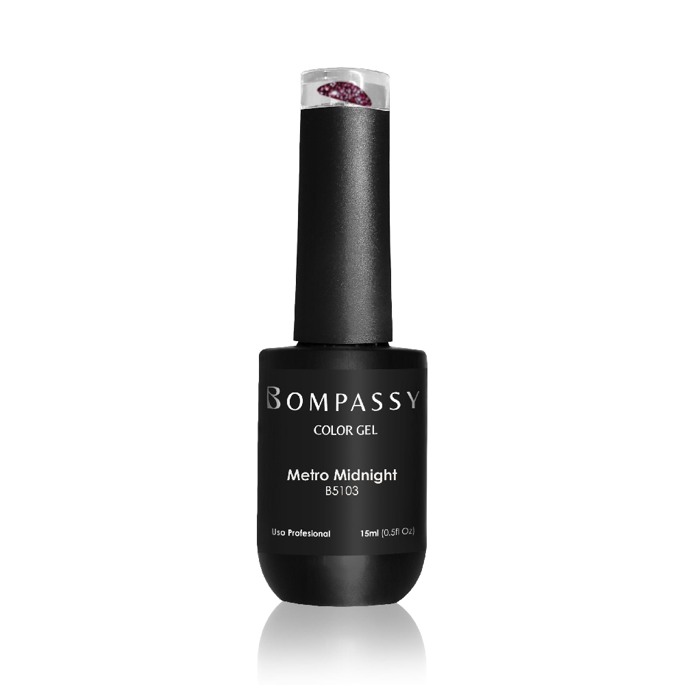 BOMPASSY Esmalte Semi Metro Midnight x 15 ml