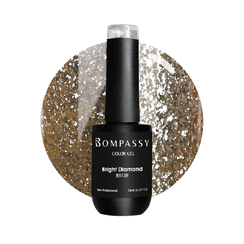BOMPASSY Esmalte Semi Brigth Diamond x 15 ml