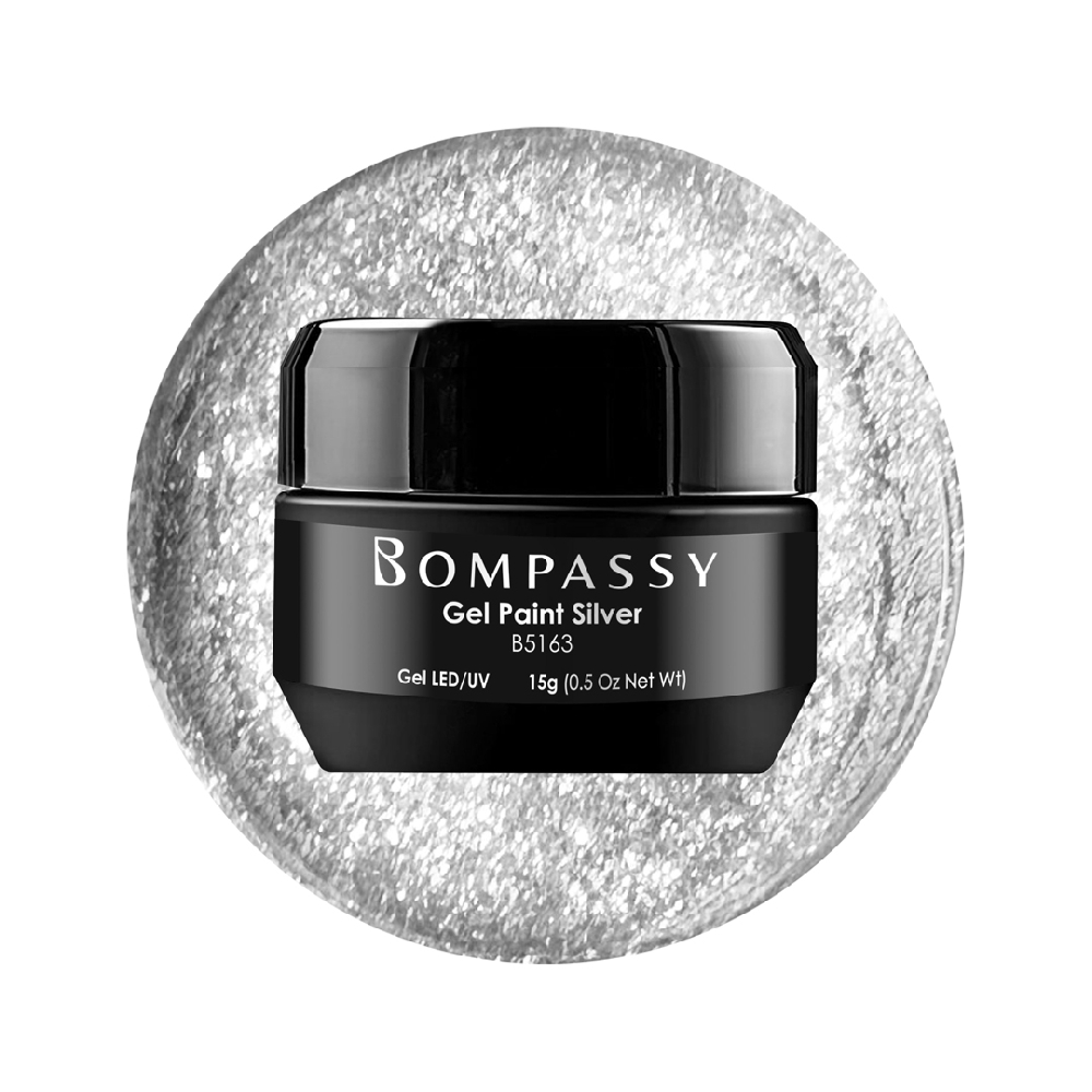 BOMPASSY Gel Paint Silver x 15 gr Nuevo