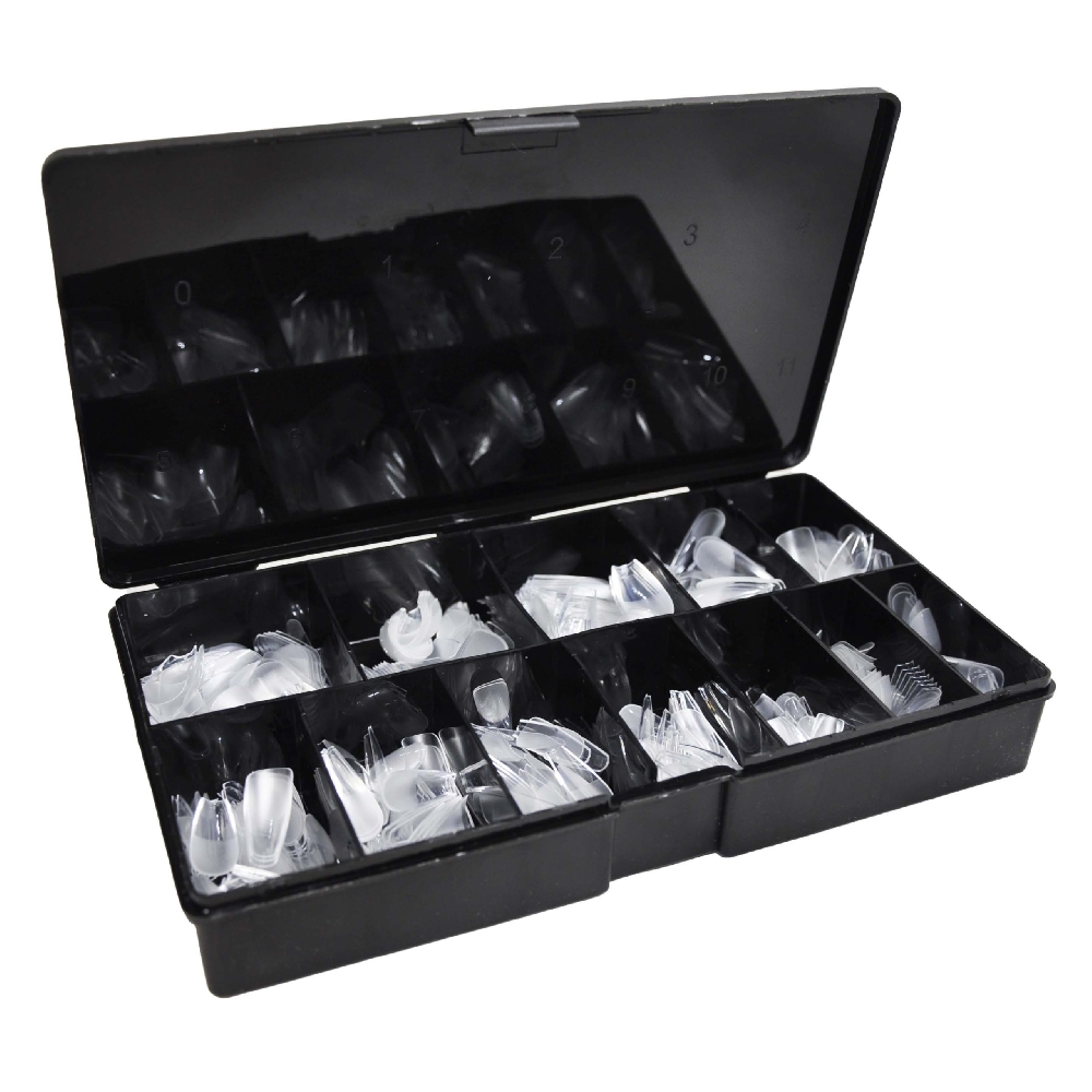 BOMPASSY Soft Gel Tips Coffin M