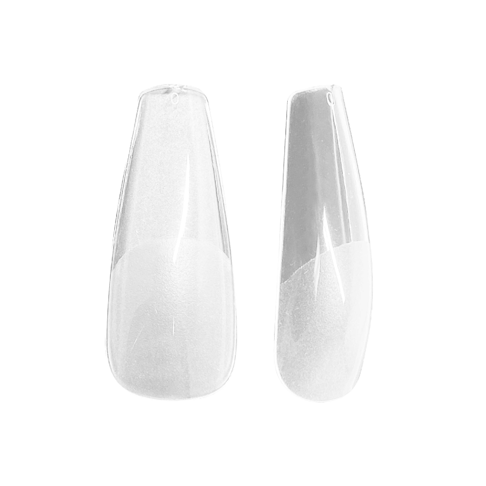 BOMPASSY Soft Gel Tips Coffin L