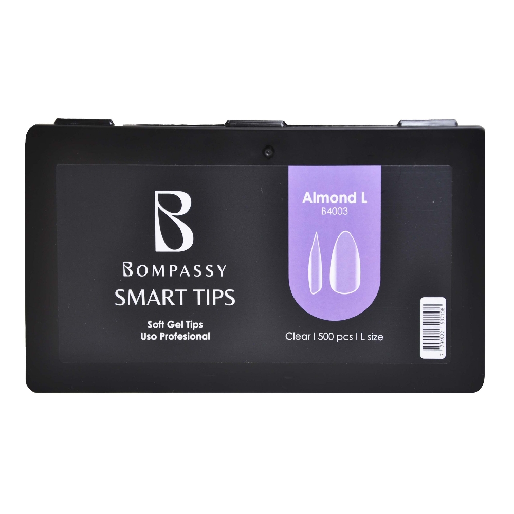 BOMPASSY Soft Gel Tips Almond L