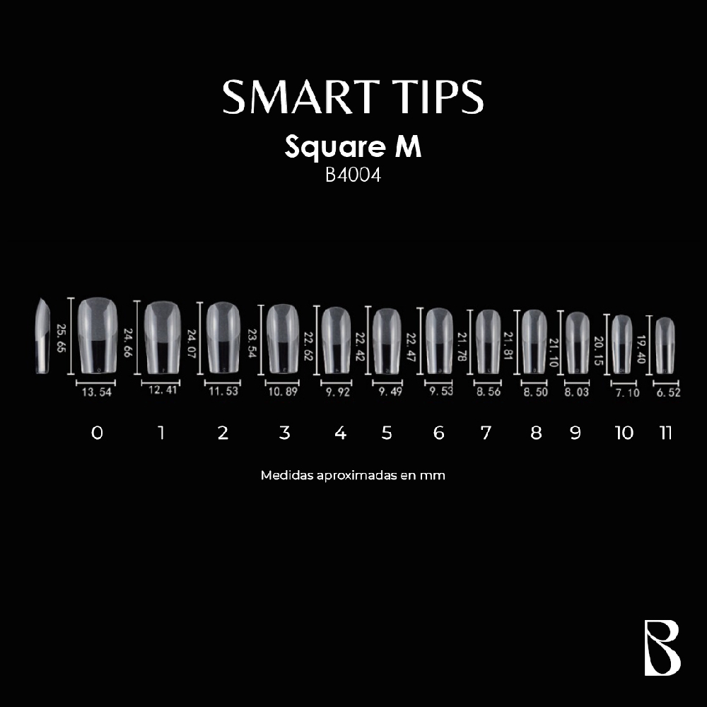 BOMPASSY Soft Gel Tips Square M