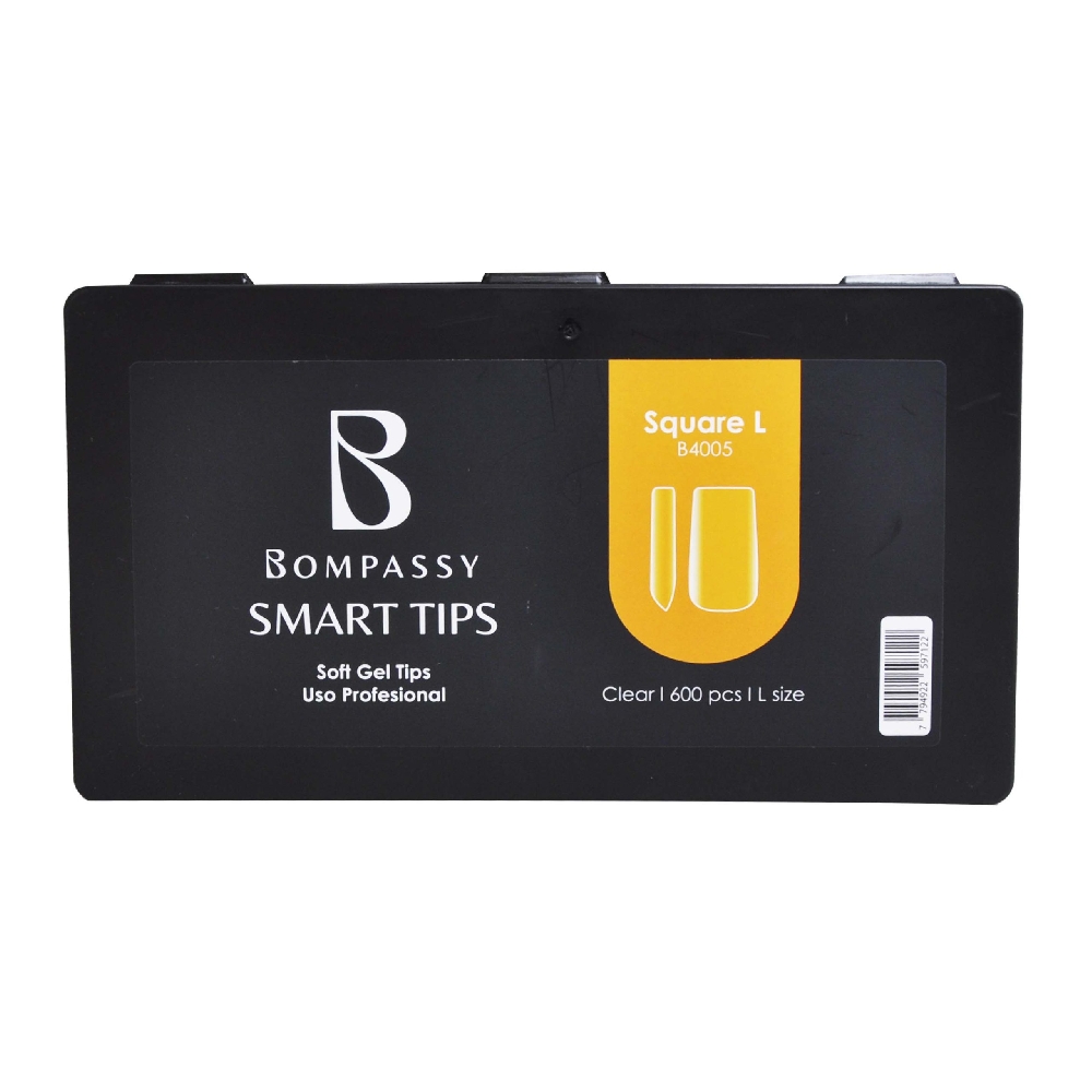 BOMPASSY Soft Gel Tips Square L