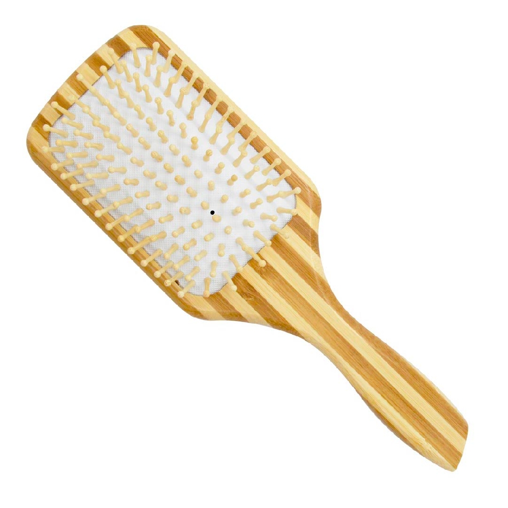 Cepillo Bamboo Neumático Paleta Anti Frizz