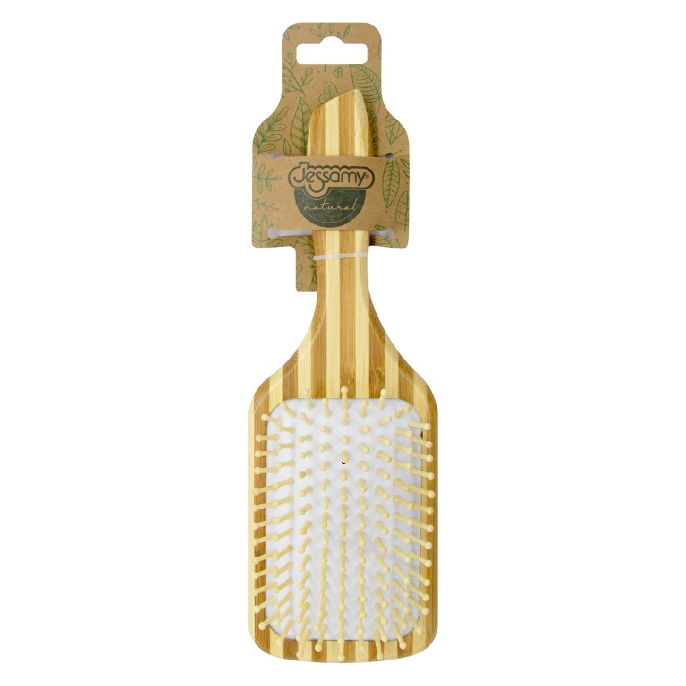 Cepillo Bamboo Neumático Paleta Anti Frizz
