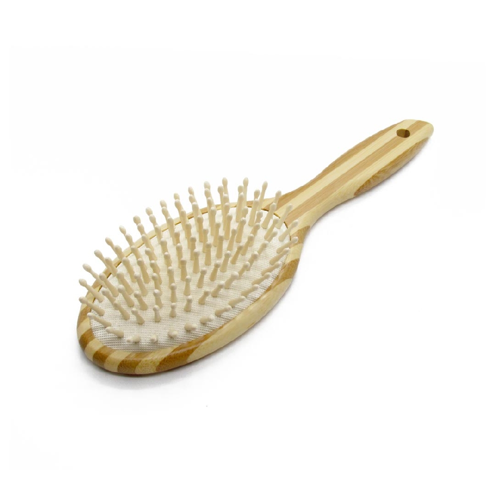 Cepillo Bamboo Neumático Redondo Anti Frizz