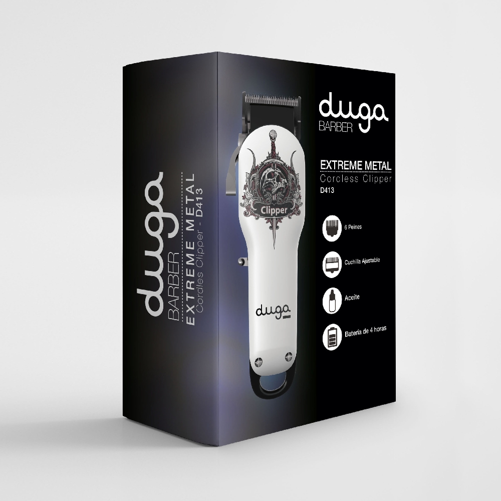 DUGA Máquina Extreme Metal Cordless Clipper Calavera