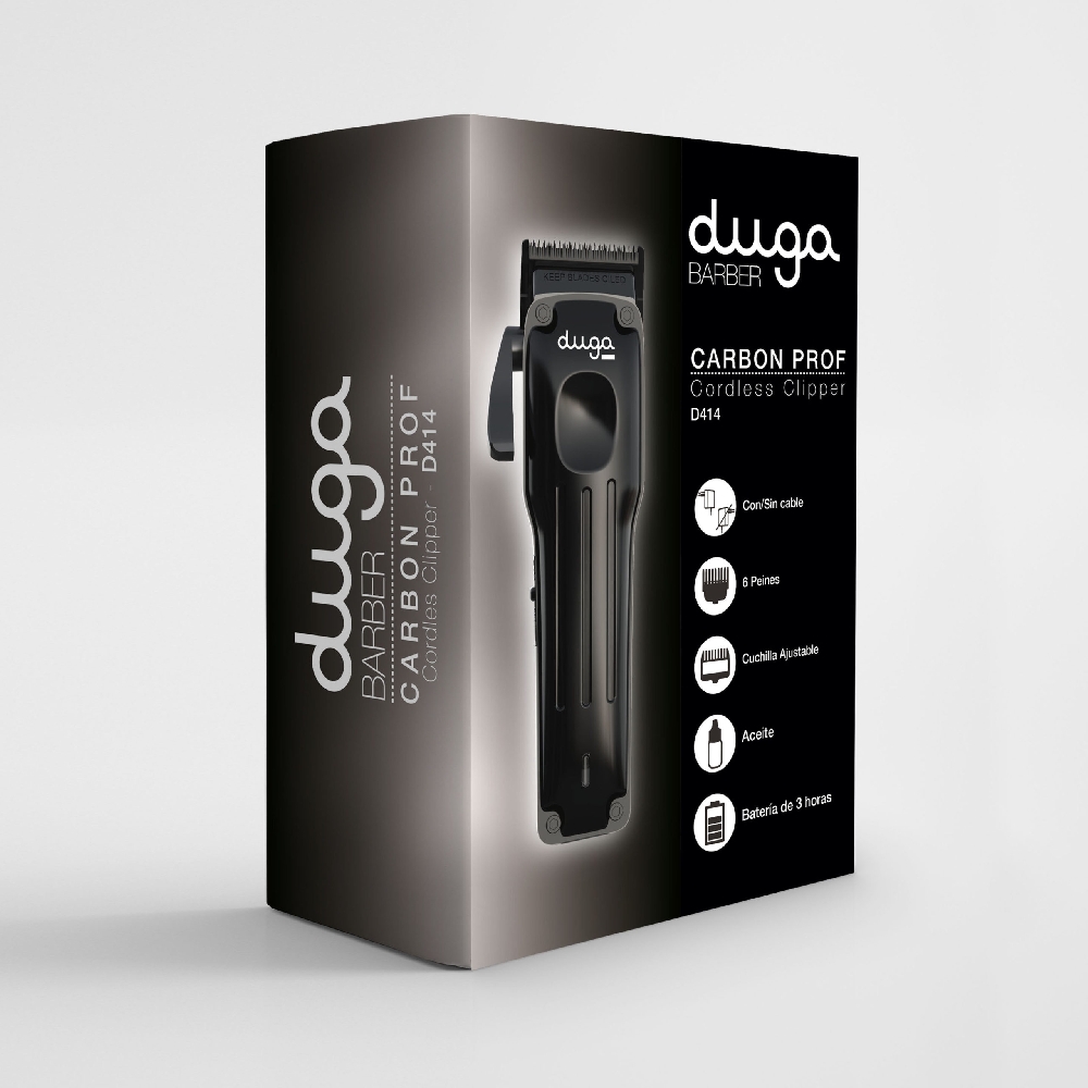 DUGA Máquina Carbon Prof Cordless Clipper