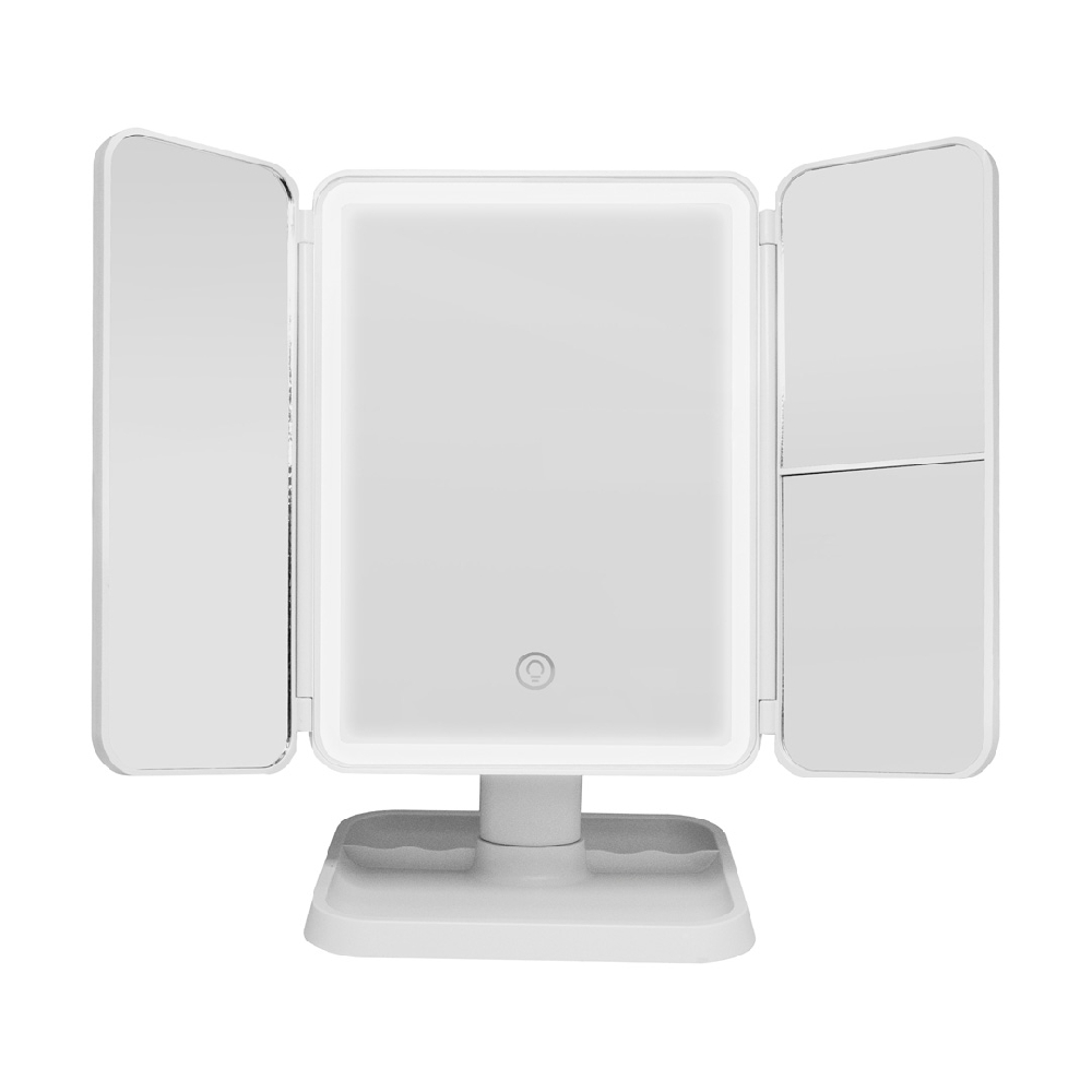 Espejo Capitone Blanco con USB
