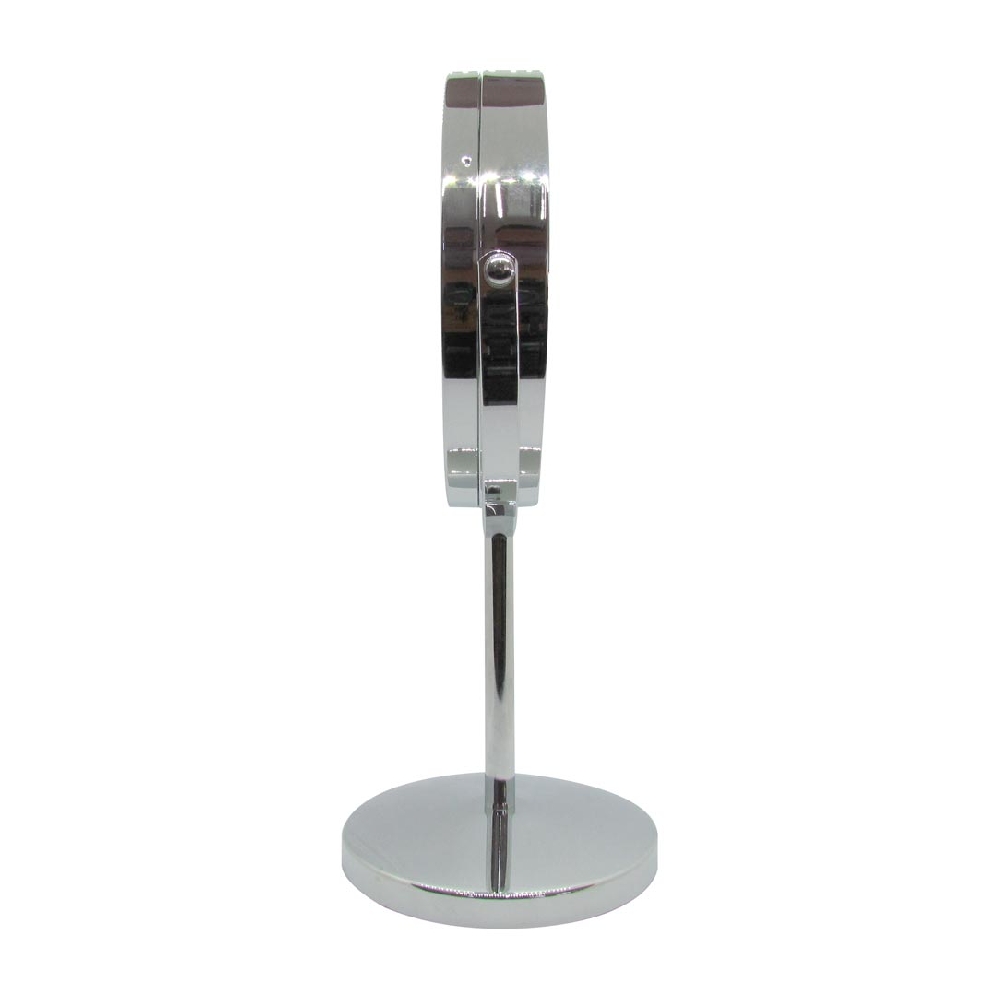 Espejo Metal con Pie LED 17cm Diám 5x
