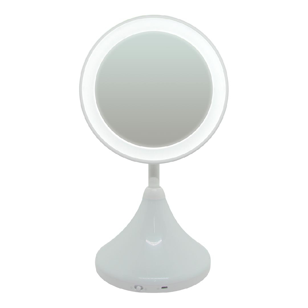 Espejo LED 15cm Diám 10x Luz de Noche