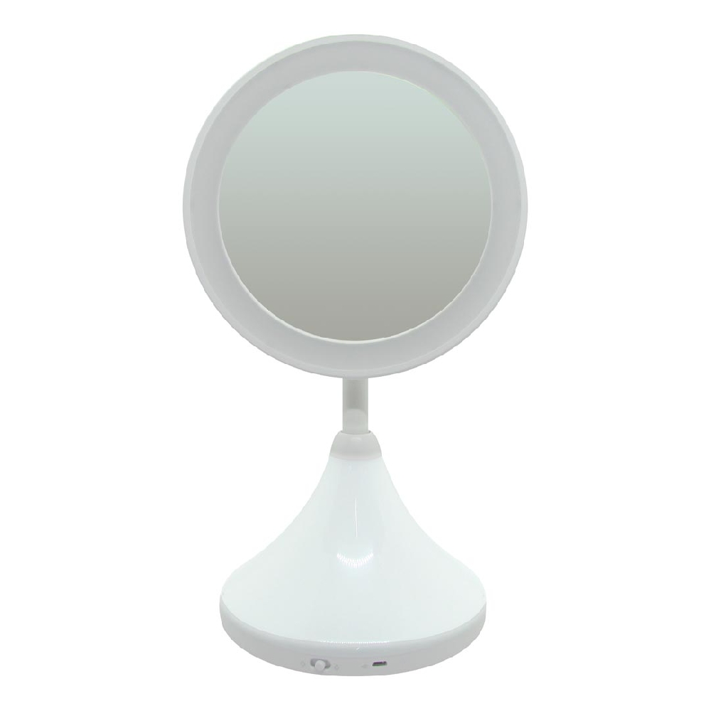 Espejo LED 15cm Diám 10x Luz de Noche