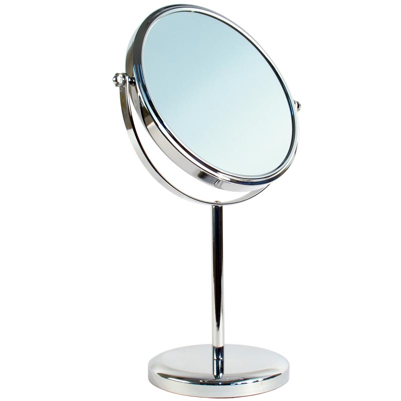 Espejo Metal 20 CM 3x Redondo con Pie