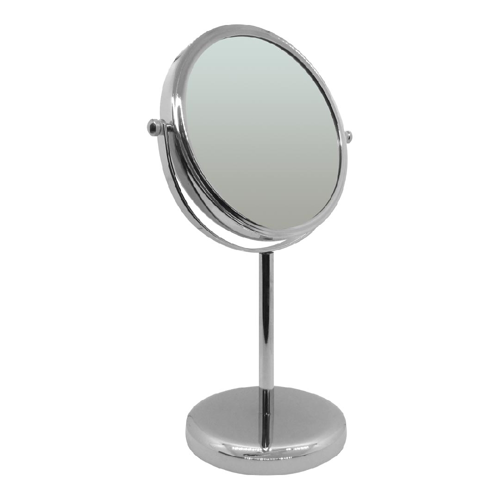 Espejo Metal 17cm 5x Redondo con Pie