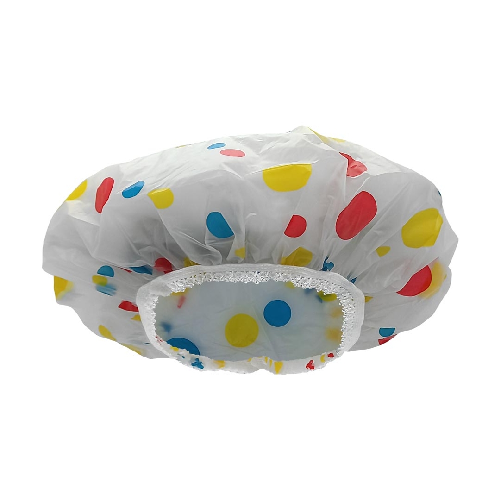 Gorro de Ducha PVC Fantasía con Puntilla