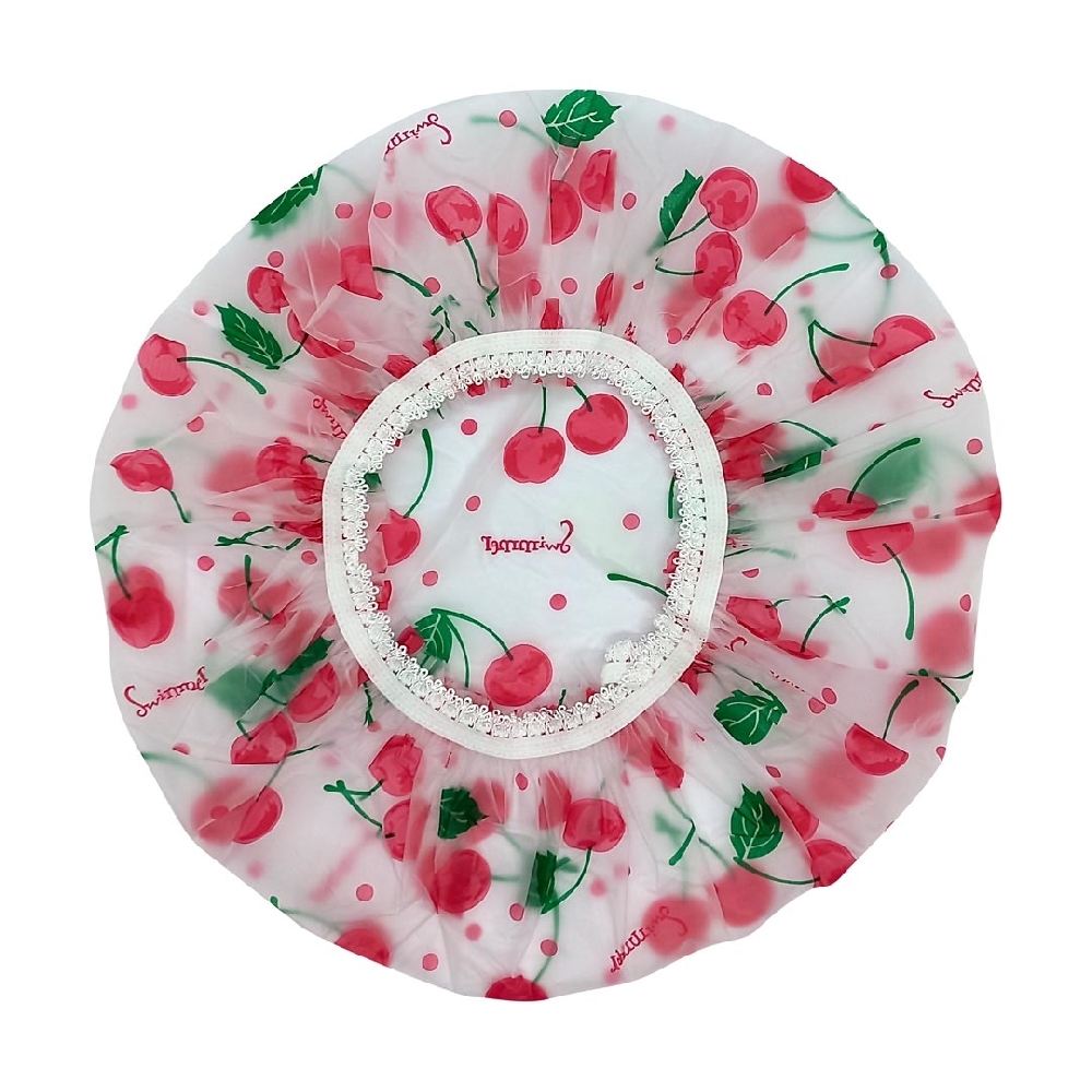 Gorro de Ducha PVC Fantasía con Puntilla