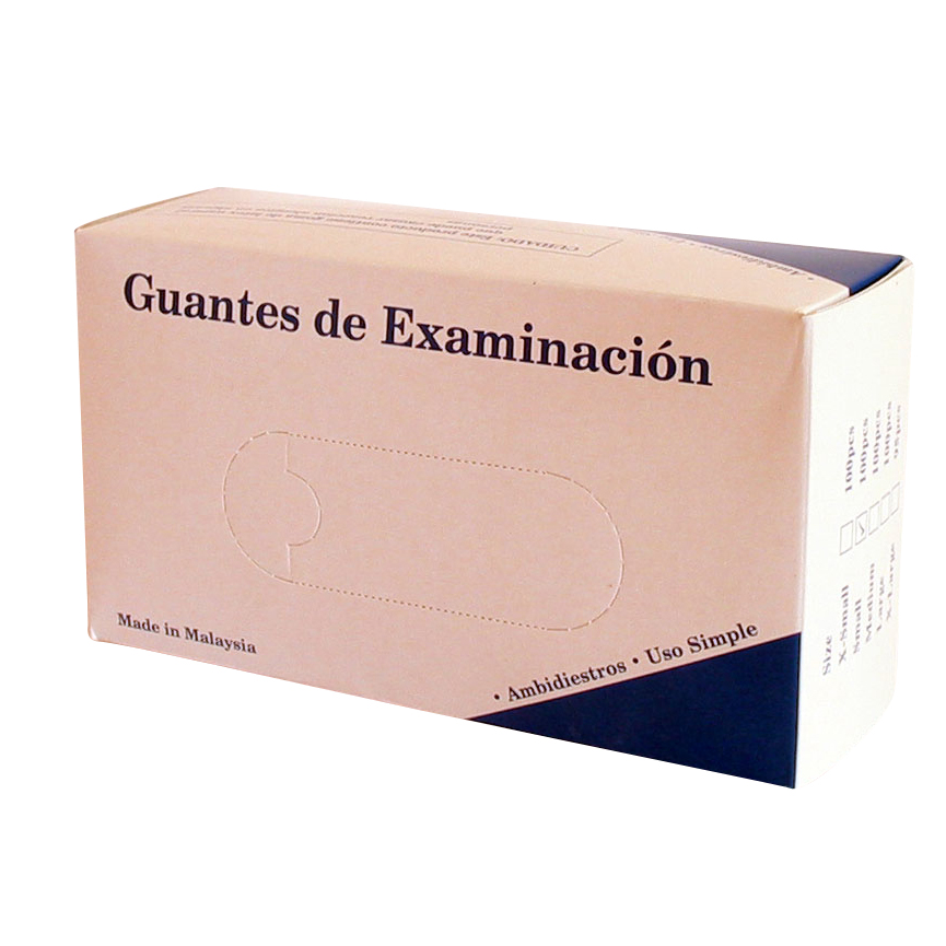 Guante Látex Peluquería Caja Large x 100 u