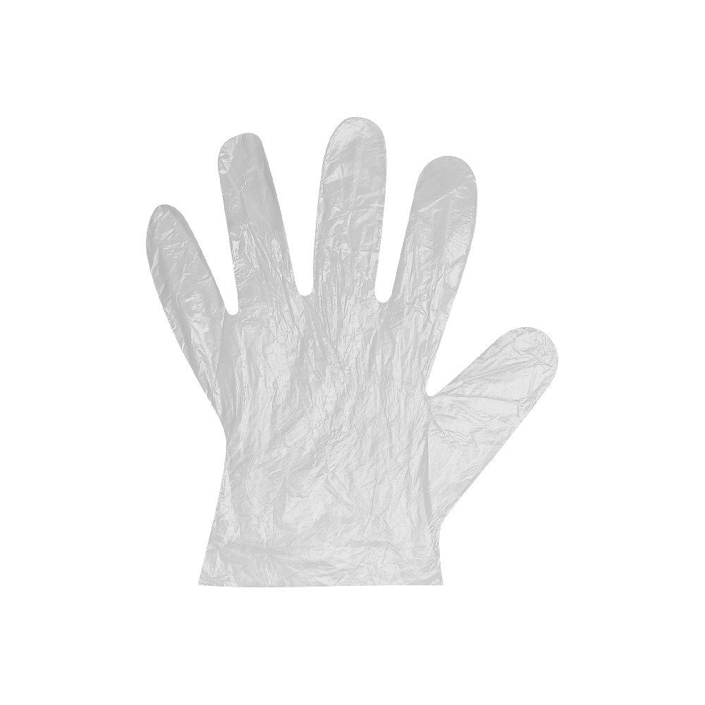 Guantes, Descartables Plásticos x 100 u