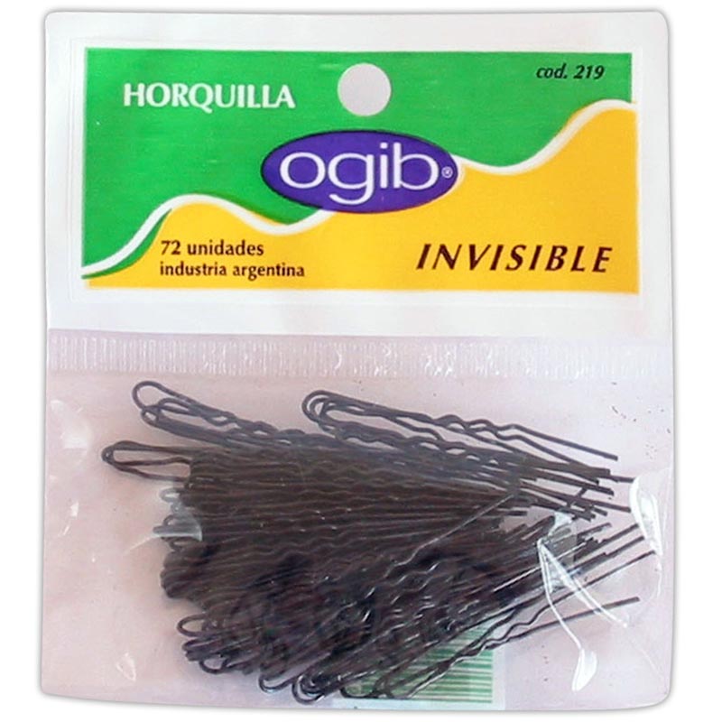 OGIB Horquilla Corta Negra x 72 u