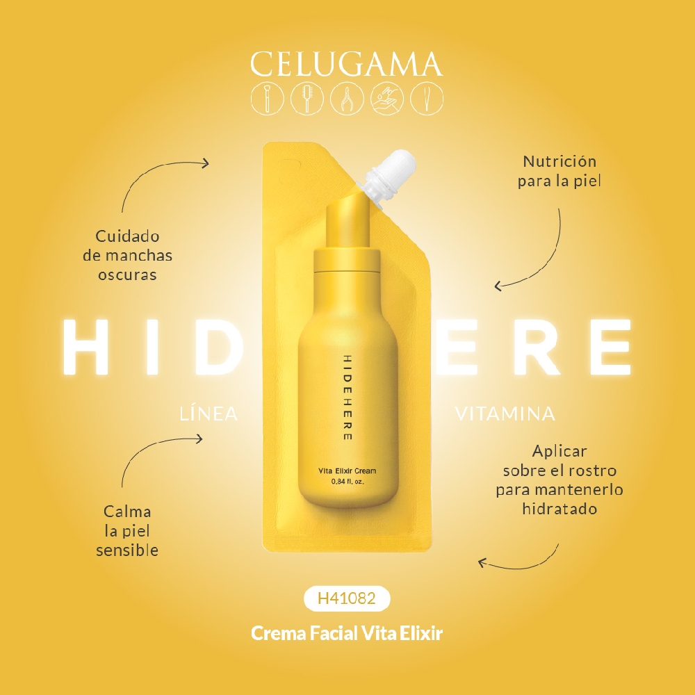 Crema Facial Vita Elixir Hidehere x 25 ml