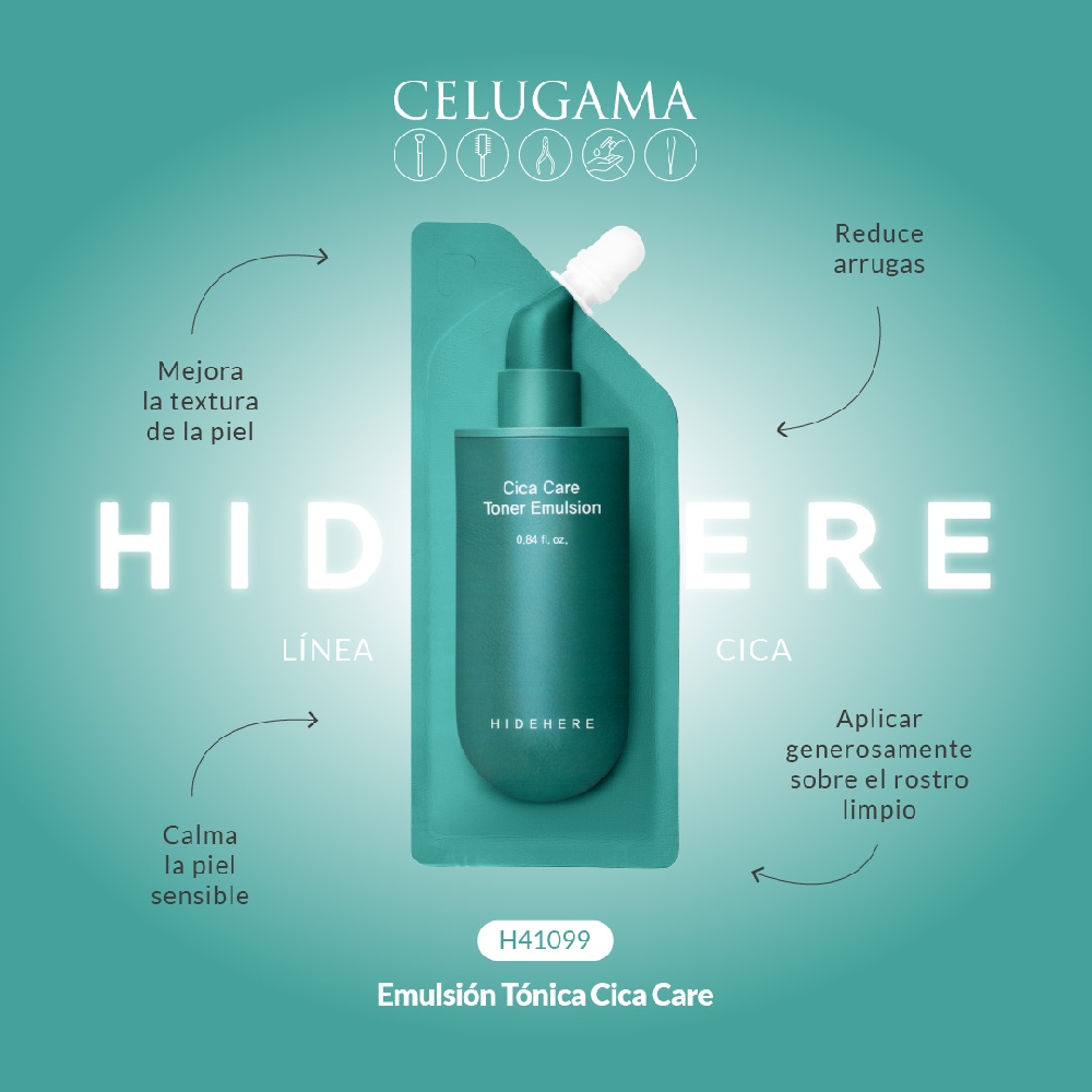 Emulsión Tónica Cica Care Hidehere x 25 ml