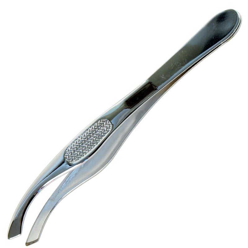 Pinza Curva Niquelada Acero Inoxidable
