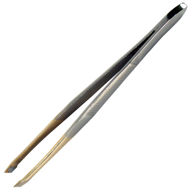 Pinza con Hoyo Recta Punta Dorada Acero Inoxidable