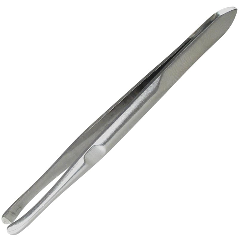 Pinza con Hoyo Redonda Acero Inoxidable