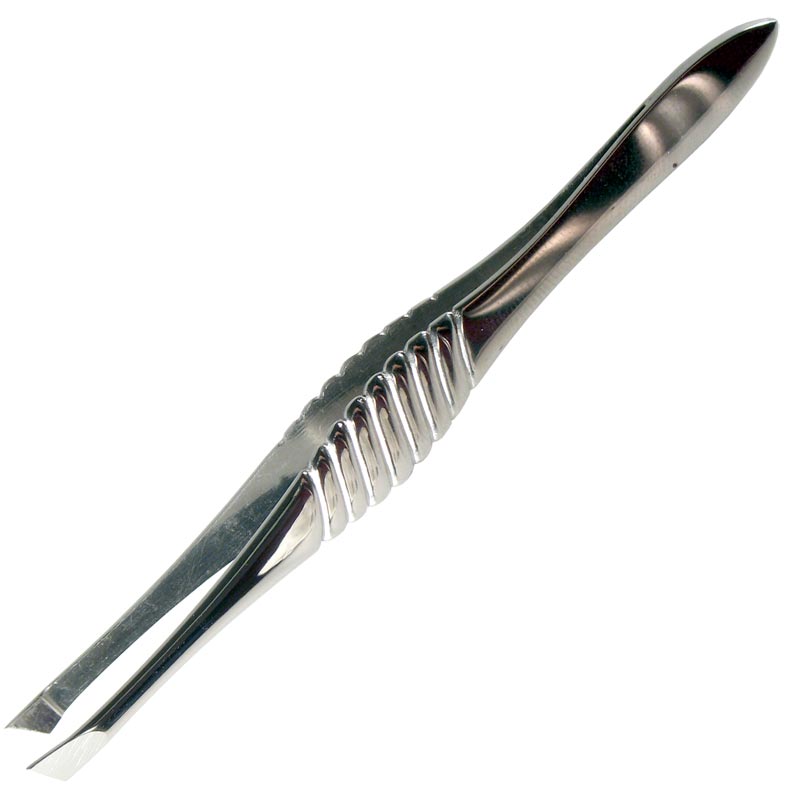 Pinza Sesgada Niquelada con Forma Acero Inoxidable