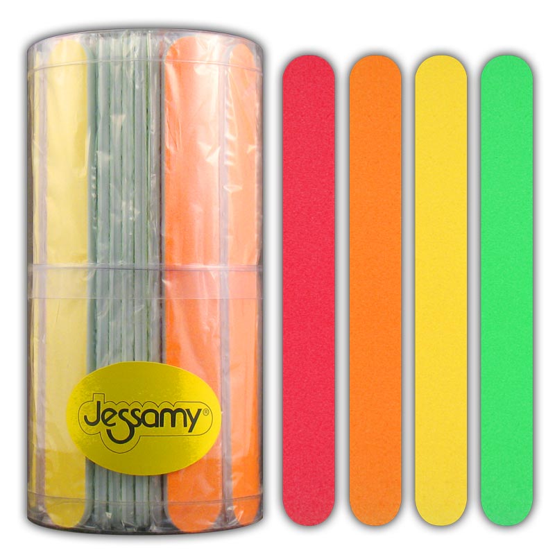 Lima Plástica Fluo en Tubo x 48 u