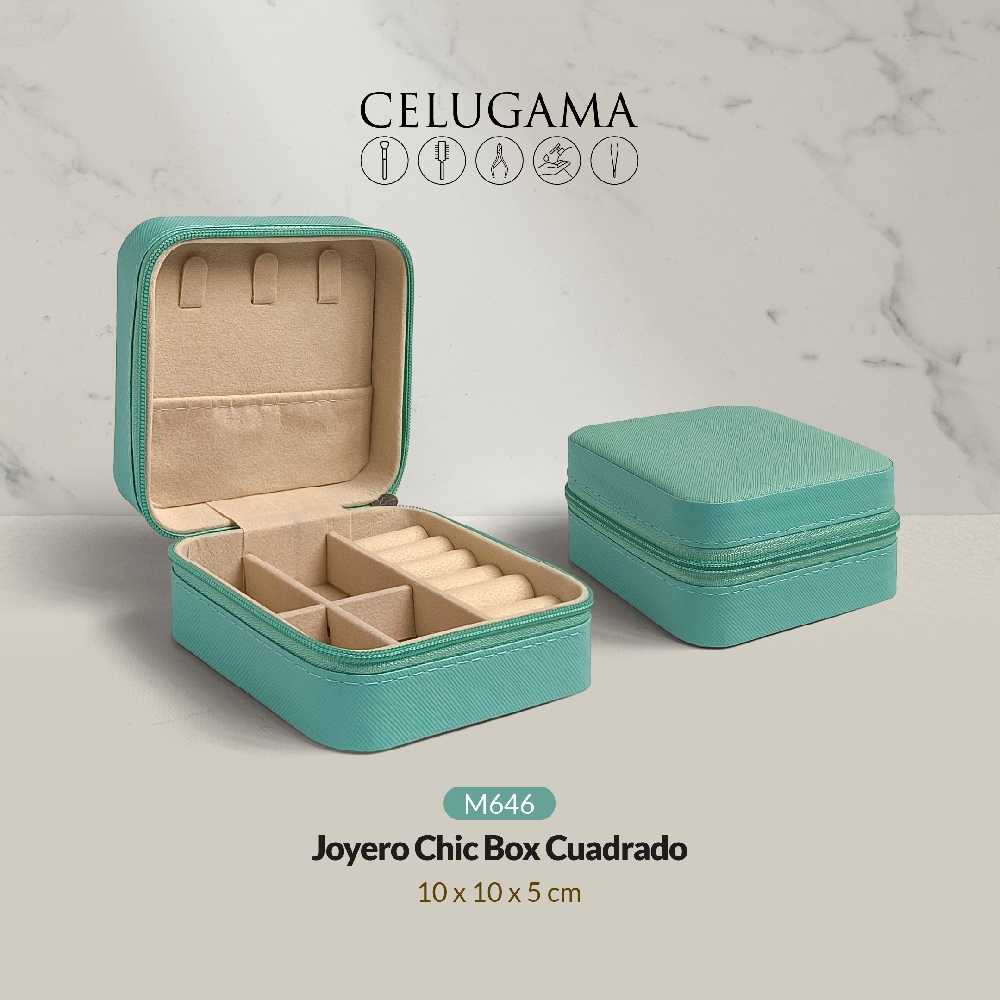 Joyero Chic Box Cuadrado 10 x 10 x 5 cm