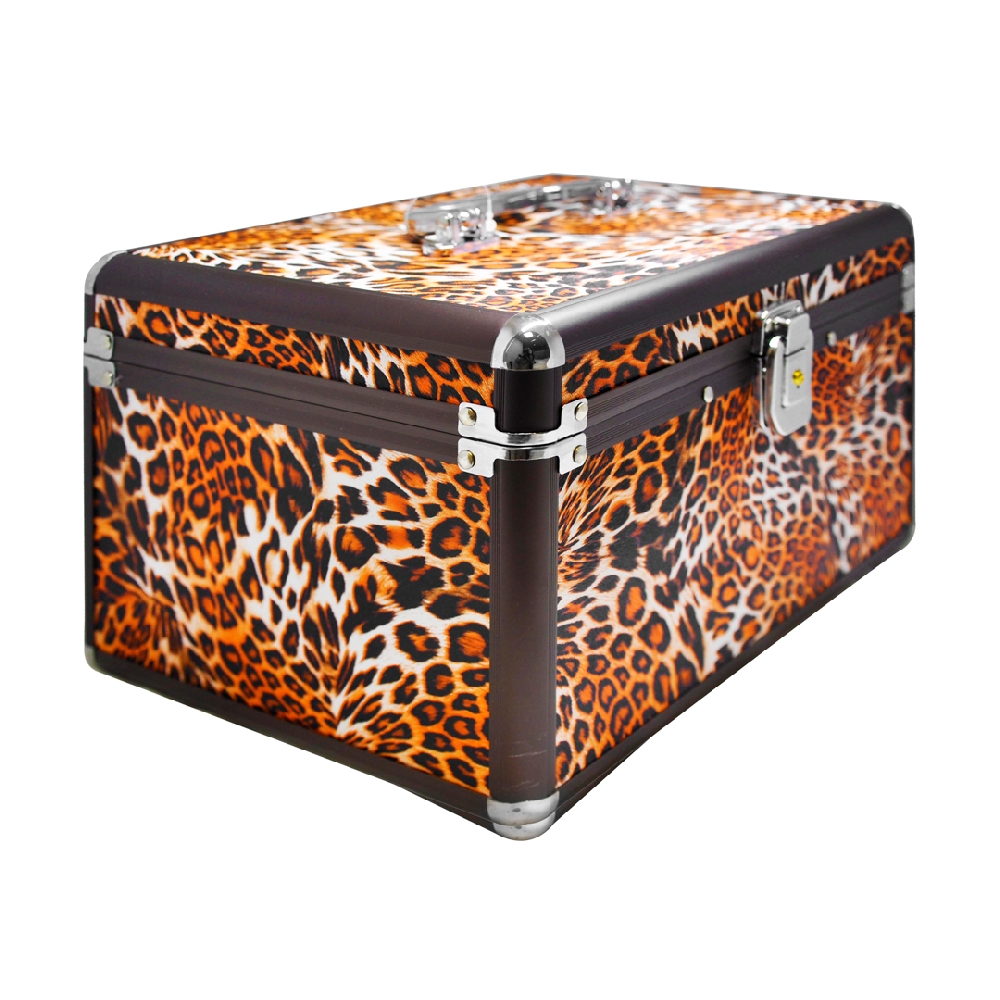 Maletín Animal Print Aluminio (2 Bandejas)