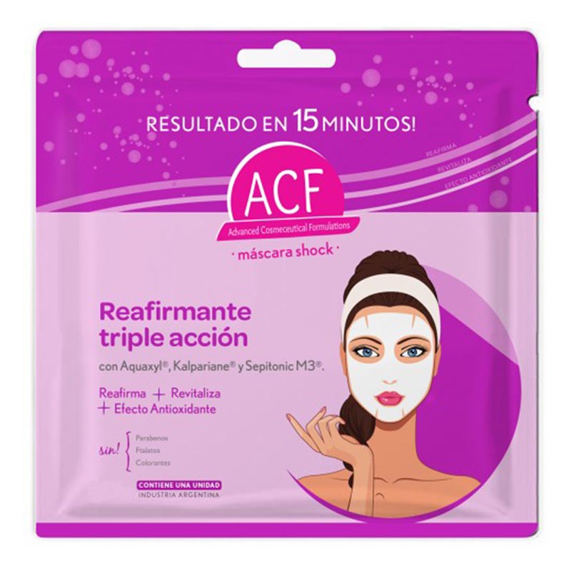 Máscara Reafirmante Triple Acción (Sobre x 1 u)