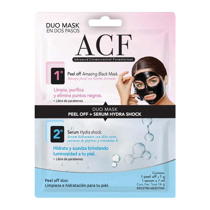 Duo Mask Peel Off + Serum (Sobre x 2 u Aplic)