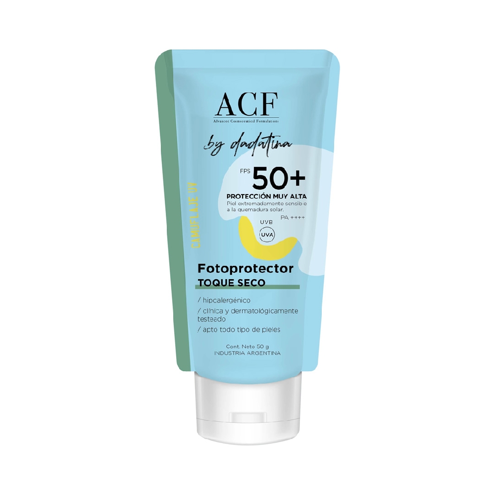 Fotoprotector Camuflaje UV SPF 50 Toque Seco ACF