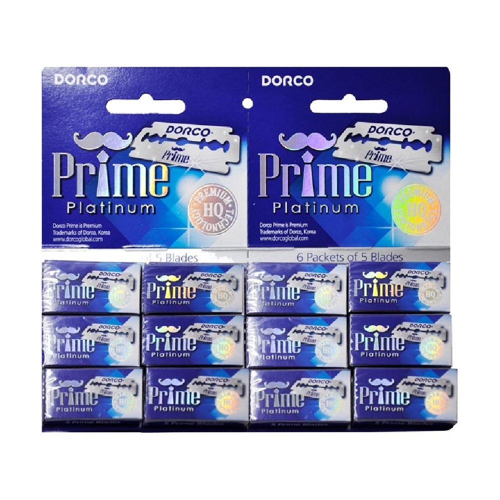 Hojas Afeitar Prime Platinum DORCO 12 C x 5 Filos