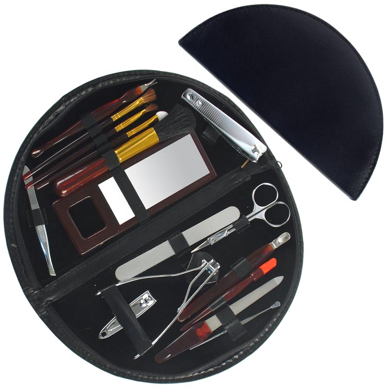 Set Manicuría/Belleza Carey con Espejo 16 Piezas