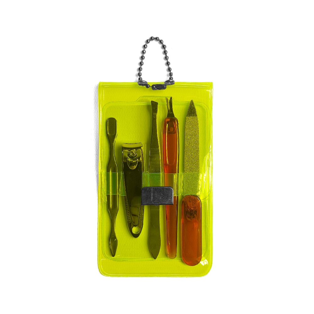 Neceser Transparente x 5PZAS(VERDE)