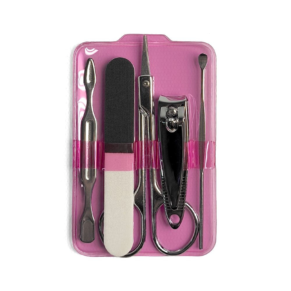 Neceser Transparente x 5PZAS(FUCSIA)