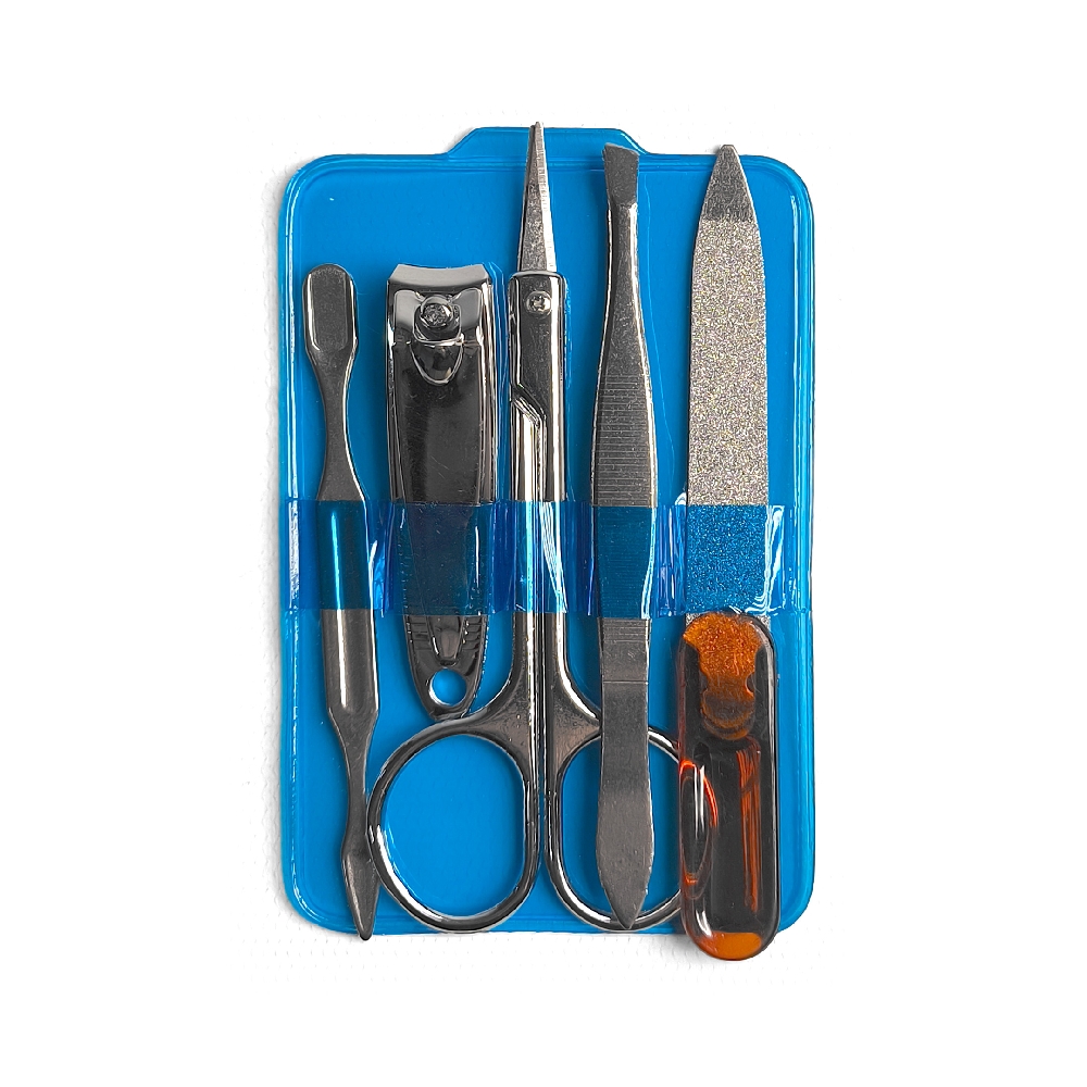 Neceser Transparente x 5PZAS(AZUL)